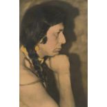 Indianer-Fotos: 4 originale Fotografien, teils Albumin, teils Silbergelatine, Indianer-Fotos. 4