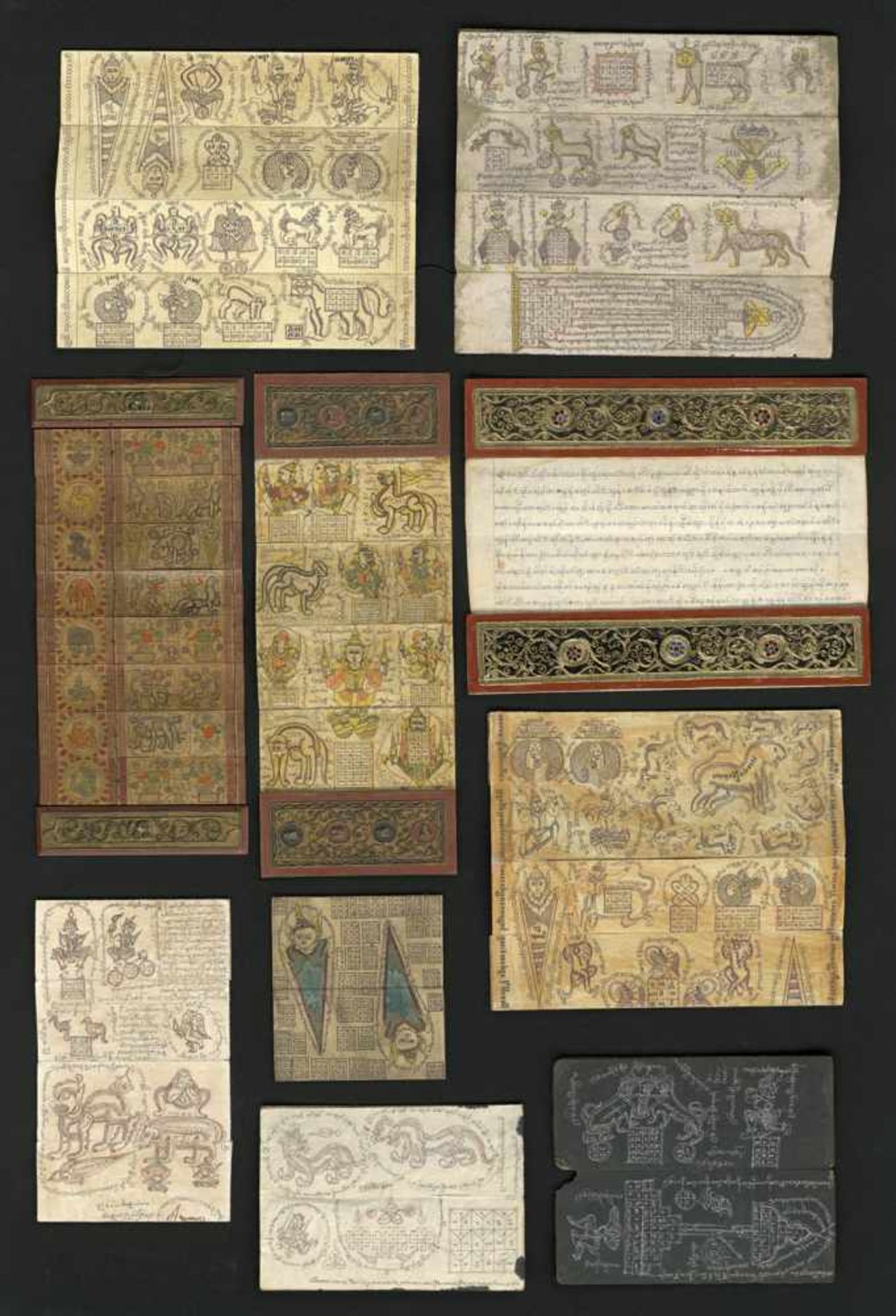 Tattoo-Bücher: aus Burma. 10 Handschriften Tattoo-Bücher aus Burma. 10 handschriftliche - Image 2 of 2