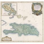 Vaugondy, Gilles Robert de: Isles de Saint Domingue ou Hispaniola Vaugondy, Gilles Robert de.