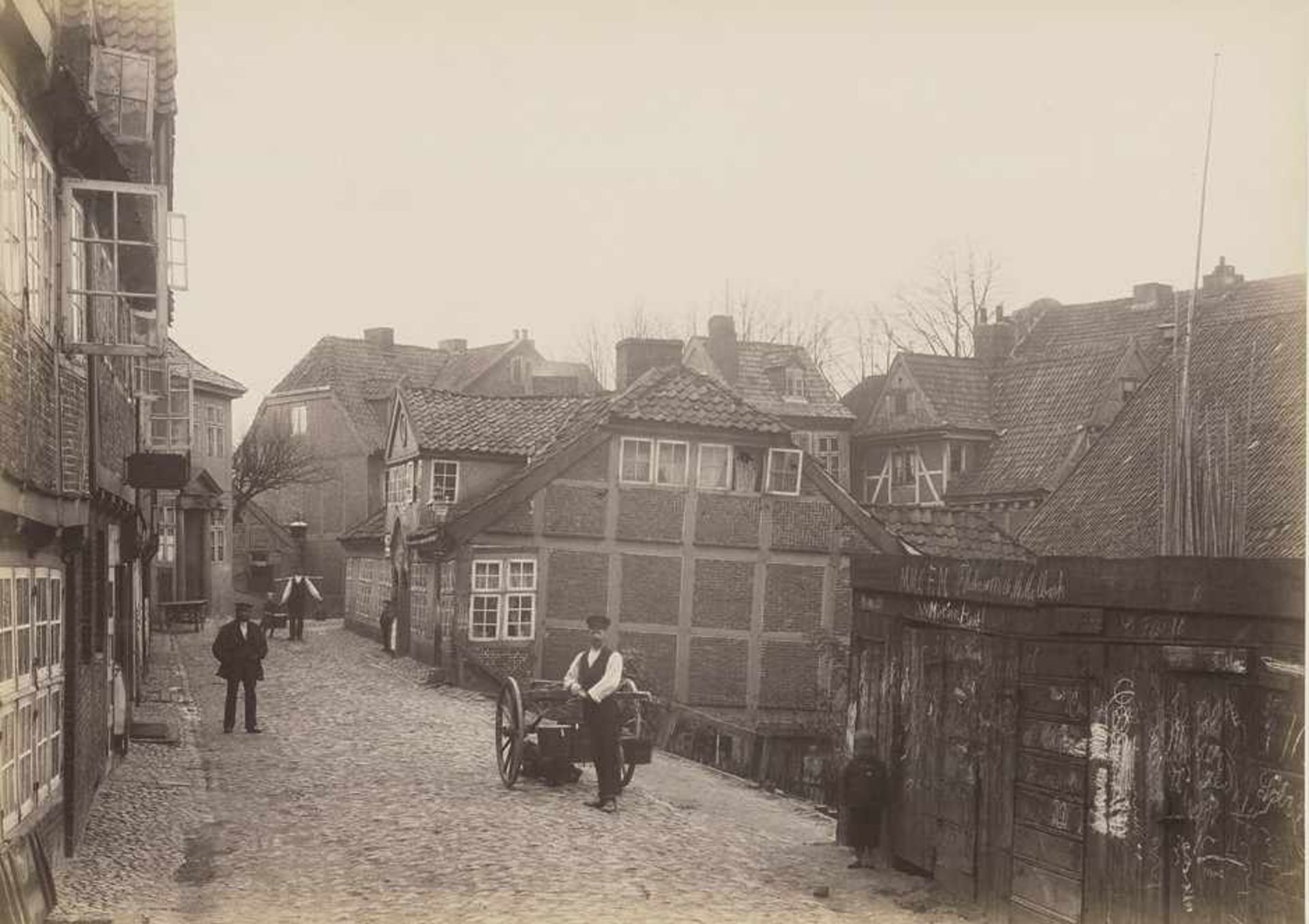 Koppmann, Georg: Views of HamburgViews of Hamburg. 1871 - 1903. 28 large-format albumen prints. Each
