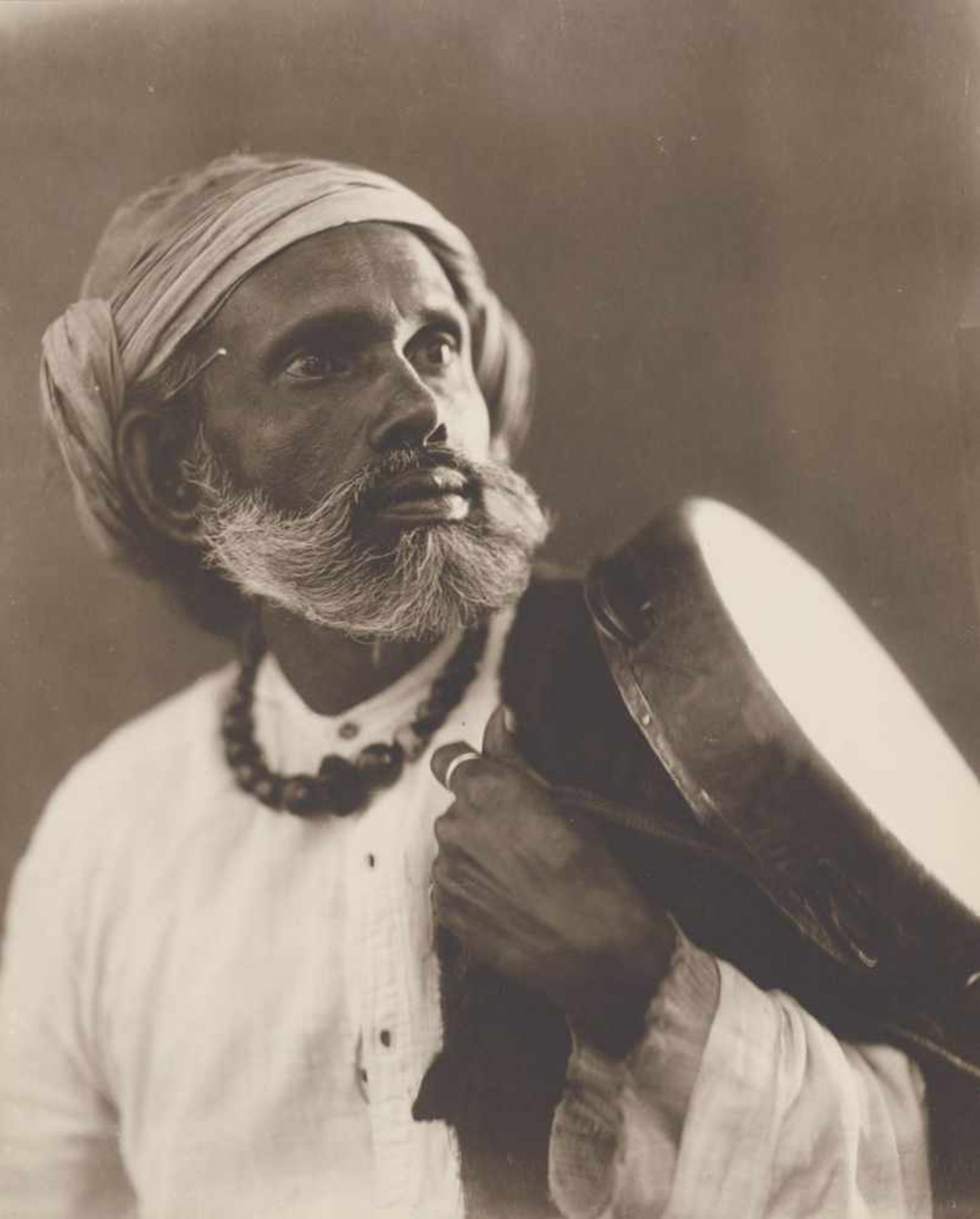 Ceylon: Portrait ofa Kanji player, other portraits and fruits of CeylonPhotographer: Alfred W. A.