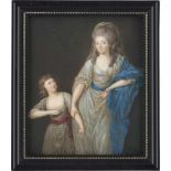 Graff, Anton - nach: Doppelbildnis der Gräfin Amalie Auguste vom Loss (1743-1815) mit ihrer