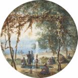 Mayer, Auguste-Etienne-François: Orientalischer Garten am BosporusOrientalischer Garten am Bosporus,