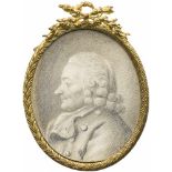 Müller, Johann-Jakob: 1785. Profilbildnis des Emanuel Burckhardt (1715 - 1786)Profilbildnis des