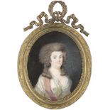 Westeuropäisch: um 1790. Bildnis der Prinzessin Augusta Maria Carolina von Nassau-Weilburg (1764-