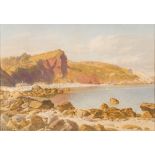 Samuel Edward Kelly [1862-1935]- Oddicombe Beach, Babbacombe Bay, Devon,