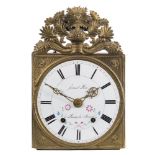 A French Comptoise wall clock: the eight-day duration,