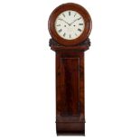 Upjohn, Exeter, a small striking mahogany wall clock: the eight-day duration,