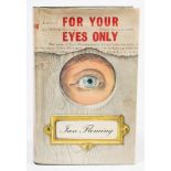 FLEMING, Ian - For Your Eyes Only : cloth in [heat sealed] d/w, 8vo, bookplate on front pastedown,