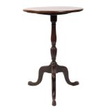 An early 19th Century mahogany circular occasional table:,