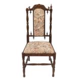 The Victorian Child's rosewood occasional chair of Sara Coleridge: (Daughter of Samuel Taylor