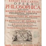 DESCARTES, Rene - Opera Philosophica : 4 books in one, illustrations in text,4to,