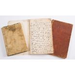 MANUSCRIPT COOKERY BOOKS: one by Martha Fricker, dated January 1st, 1814.