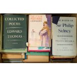 THOMAS, Edward - Collected Poems : cloth in d/w, 8vo, Faber, 1961. With a box of mainly 20th Cent.