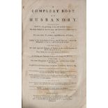 HALE, Thomas - A Compleat Body of Husbandry : frontis, 11 engraved plates, cont.