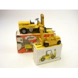 Tekno No 864 Hayster Fork Lift:, in yellow , driver missing, boxed,