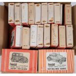 A collection of Wills Finecast 1/43rd scale white metal car kits:, including Austin Ulster,