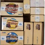 Corgi Classics, twelve buses and trolley buses:, including a Guy Arab in Bournemouth livery,