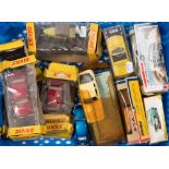 A Dinky group of cars including a Jensen FF (188):, a Rover 3500 (180), VW Porsche 914 Spyder (208),