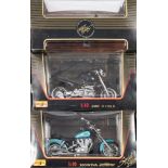 Maisto Special Edition 1/10th scale model motorcycles:,