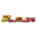 Dinky Emergency Services group:, Superior Criterion Ambulance (277), Fire Engine (259),