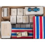 A group of various 1/43rd scale white metal vehicles and kits:,