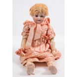 SFBJ Paris, a French bisque head doll: impressed S.F.B.J. 60. Paris.8.