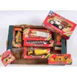 A boxed group of Britains farm vehicles:, No 9567 Chafer Sprayer,