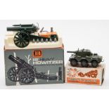Britains Set 9740 18 inch Heavy Howitzer in original box:, with card packing inserts,