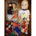A collection of assorted dolls: including Chinese dolls,