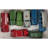 Kay Toys (United Kingdom) a group of eight diecast clockwork vehicles:, comprising a Fire Engine,