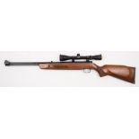 A German .22 HW57 air rifle by Weihrauch fitted Richter Optik telescopic sight:..