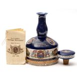 A sealed bottle of Pusser's Navy 'Trafalgar Bicentenary' Rum in commemorative ship's decanter:,