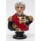 A Michael Sutty limited edition porcelain bust 'The Right Honourable Lord Viscount Nelson 1805',
