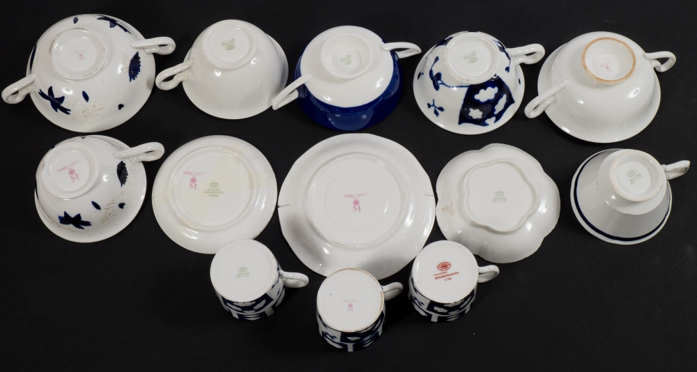 Of U Boat interest, A group of twelve pieces of German WWII Kreigsmarine tea ware - Image 2 of 2