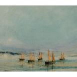 Studio of Anthony Amos [20/21st Century]- The Trawler Fleet,
