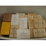 A collection of microscope slides, various subject matter including biological:, (a lot).