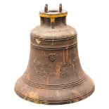 A large buoy or quayside bell for the Gas Accumulator (UK) Ltd, by Gillet & Johnson, London:,