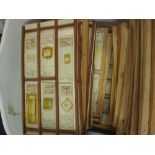 A collection of miscellaneous microscope slides:, various subject matters (a lot).