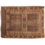 A Turkoman rug: of Hatchli design,