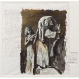 Robert O. Lenkiewicz [1941-2002]- Design for Tomb Monument; The Resurrection of Mary.
