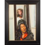 * Robert O. Lenkiewicz [1941-2002]- The Painter with Myriam,:- Project 10.