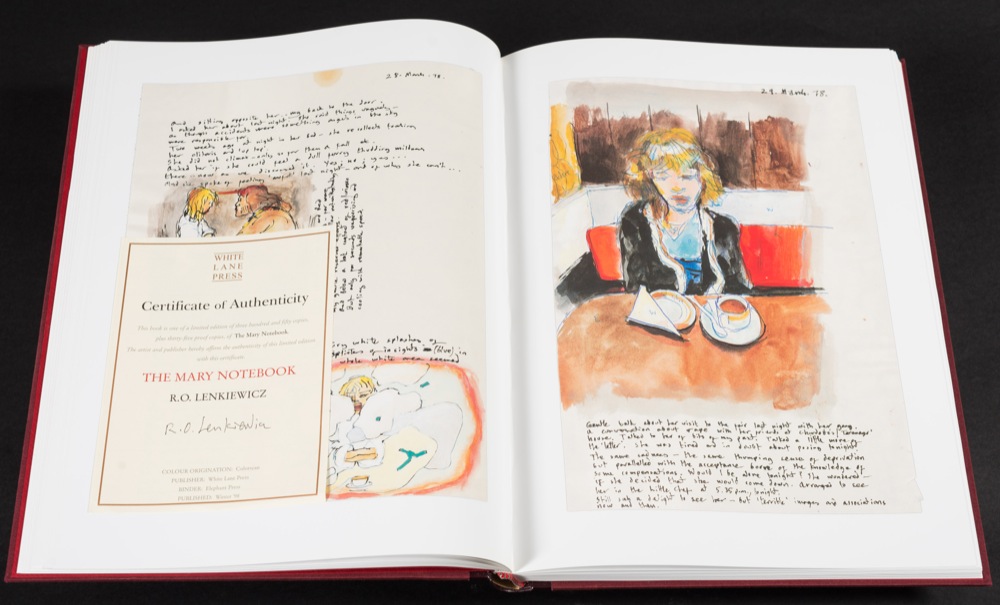 The Mary Notebook, 1998:- White Lane Press, hand-bound limited edition of 350. - Image 2 of 2