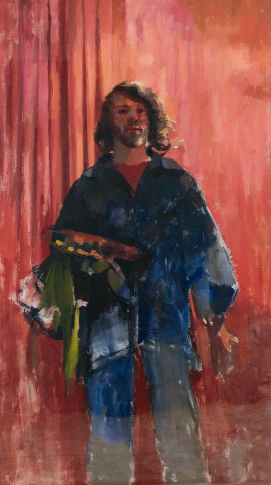 * Robert O. Lenkiewicz [1941-2002]- Self-Portrait whilst 'Dead' at Port Eliot 1981:- Project 15.