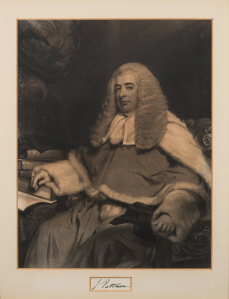 COLERIDGE : Three monochrome engravings - Lord Coleridge as Lord Chief Justice and John Patterson - Image 2 of 3