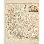 KITCHEN, Thomas - A New Map of Persia : hand coloured map, 380 340 mm, 18th cent. With one other.