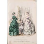 ENGLISHWOMAN'S DOMESTIC MAGAZINE : plate volume only consisting of 32 hand coloured large format