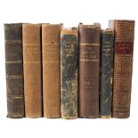 CABINET MAGAZINE : 10 vols, many hand coloured plates, various bindings, small 8vo. c1830s.