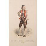 COSTUME : Costumes Suede, Norvege, Danemark, Hollande et Allemagne, etc - 20 hand coloured plates,