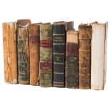 CABINET MAGAZINE : 8 vols, 186 hand coloured plates, various bindings, small 8vo, 1799-1841.